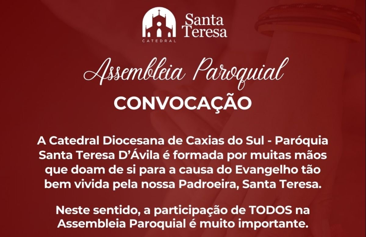Foto de capa da notícia Catedral de Caxias prepara Assembleia Paroquial 2024