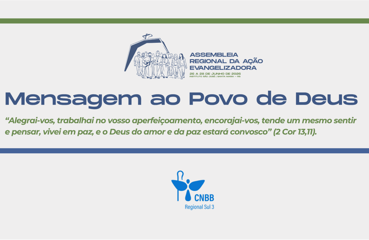 Foto de capa da notícia Igreja do Rio Grande do Sul divulga “Mensagem ao Povo de Deus” a partir da Assembleia da Ação Evangelizadora